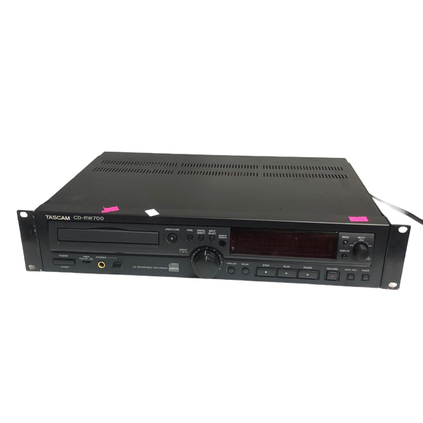 Tascam CD-RW700 CD Rewritable recorder – Teletechproaudio
