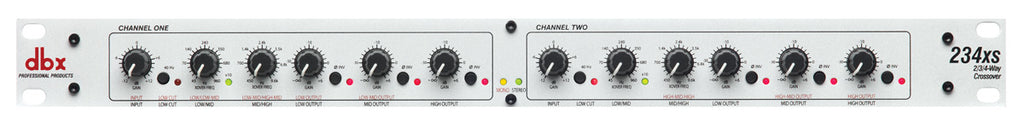 DBX 234xs Stereo 2/3 Way, Mono 4-Way Crossover