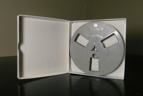 4 inch empty plastic reel with box 1/4"