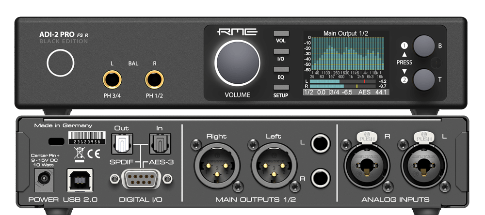 RME ADI-2 Pro FS R Black Edition AD/DA Converter
