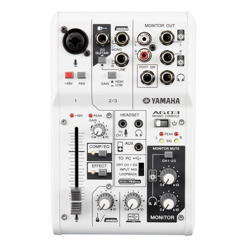 Yamaha AG03 3-channel mixer/USB audio interface