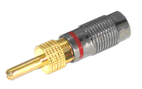 Banana Plug Red (1 Pole) BR-0577R