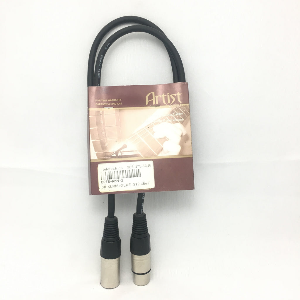 BRTB Artist+ Economy AMN XLR Male to XLR Female Microphone Cable