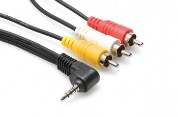 Hosa Technology Mini AV (Camcorder) to 3 RCA Composite Cable