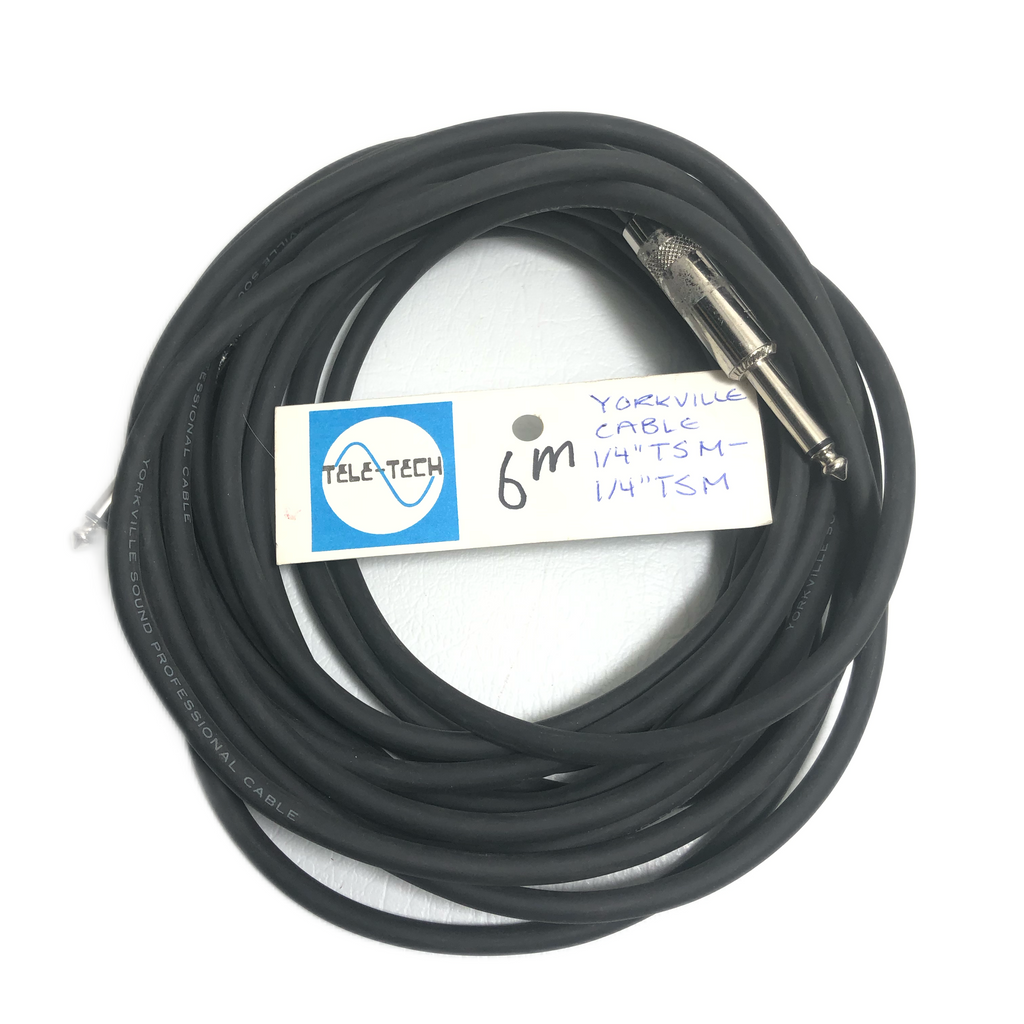 Yorkville Standard Series 1/4" TS Male to TS Male - 20FT