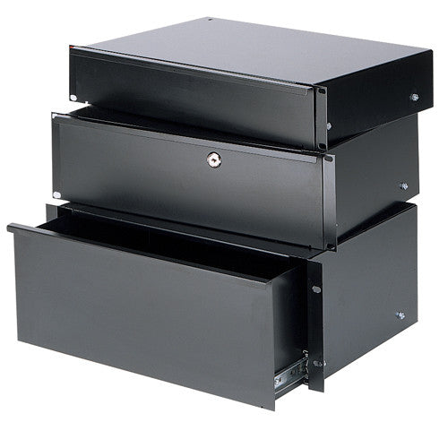 TTPA 2 Space Painted Steel Drawer w/lock - 2U