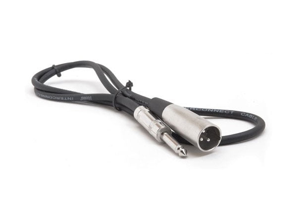 Hosa PXM-302 Pro XLR (M) to unbalanced 1/4" (M) 2 ft