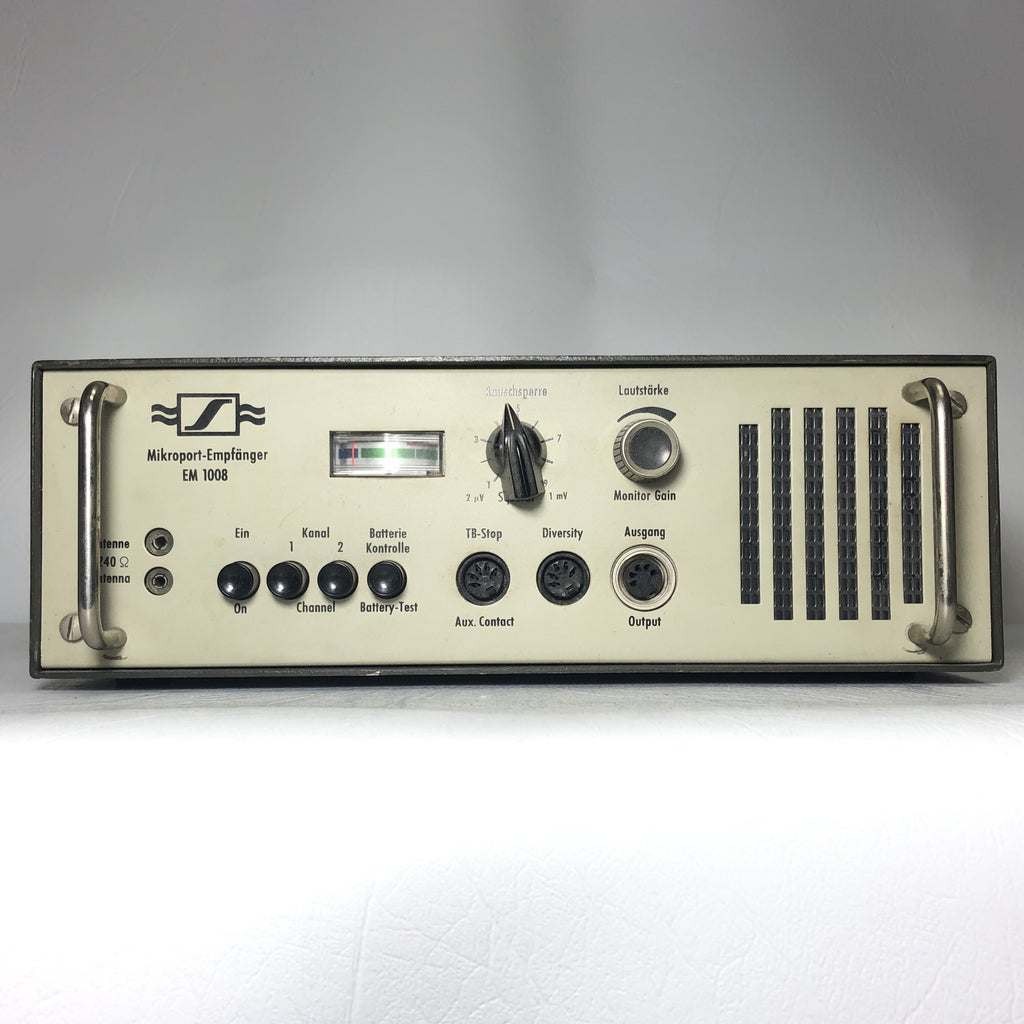 Sennheiser Mikroport-Empfänger EM 1008 front of unit