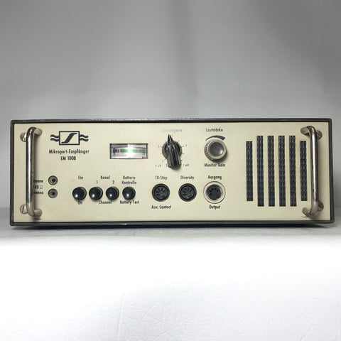 Sennheiser Mikroport-Empfänger EM 1008 front of unit