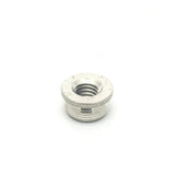 K&M 217 Thread Adapter, 3/8" Female Thread, 5/8" 27 Gauge Male Thread (Zinc-Plated)