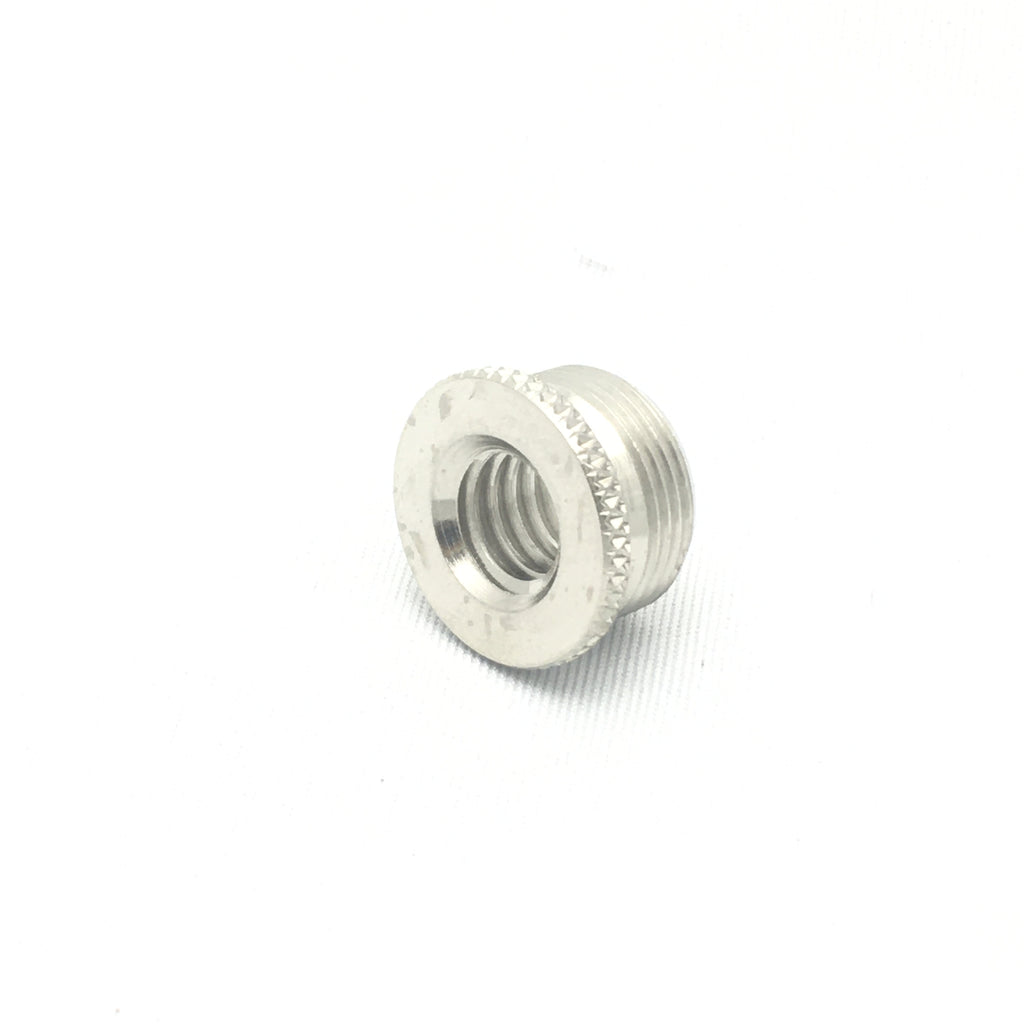 K&M 217 Thread Adapter, 3/8" Female Thread, 5/8" 27 Gauge Male Thread (Zinc-Plated)