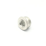 K&M 217 Thread Adapter, 3/8" Female Thread, 5/8" 27 Gauge Male Thread (Zinc-Plated)