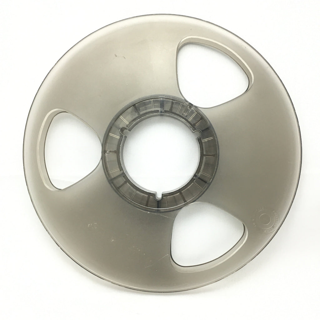 10.5" Empty plastic reel, 1/4" width- USED