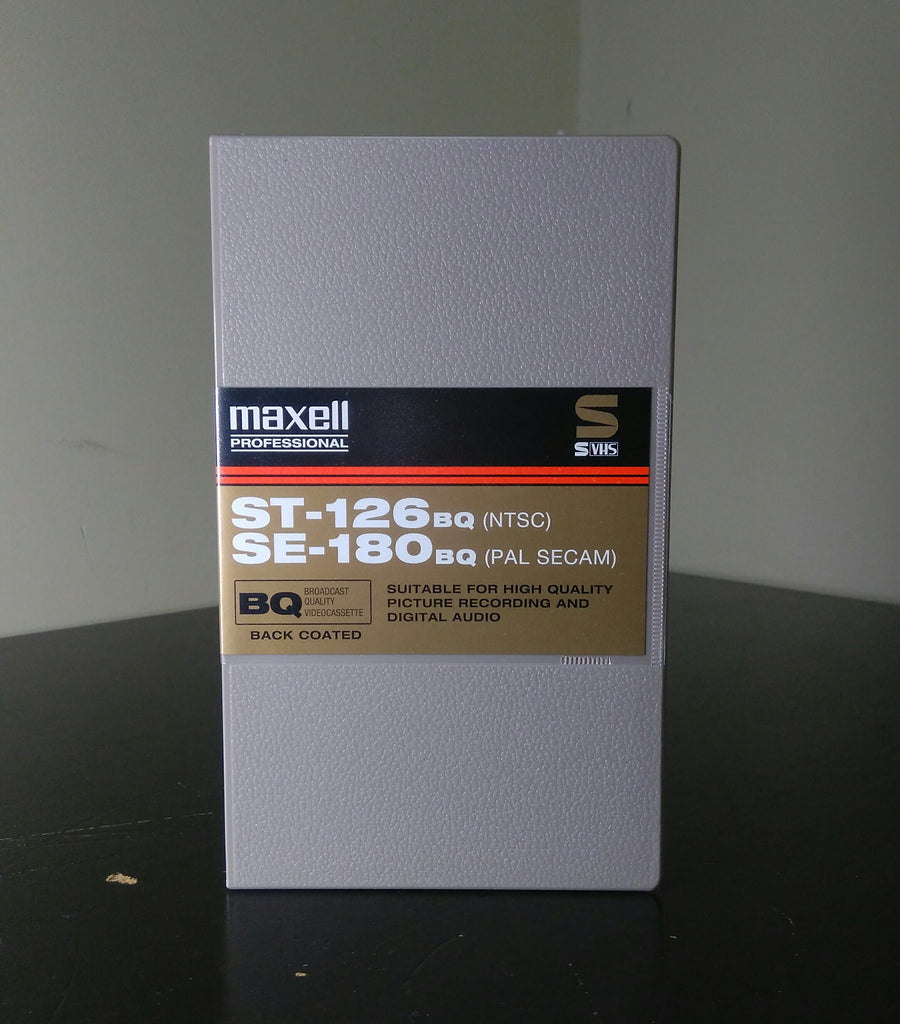 Maxell ST-126 SE-180 BQ VHS TAPE