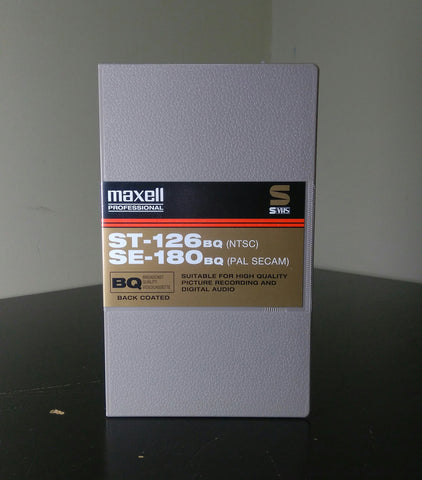 Maxell ST-126 SE-180 BQ VHS TAPE