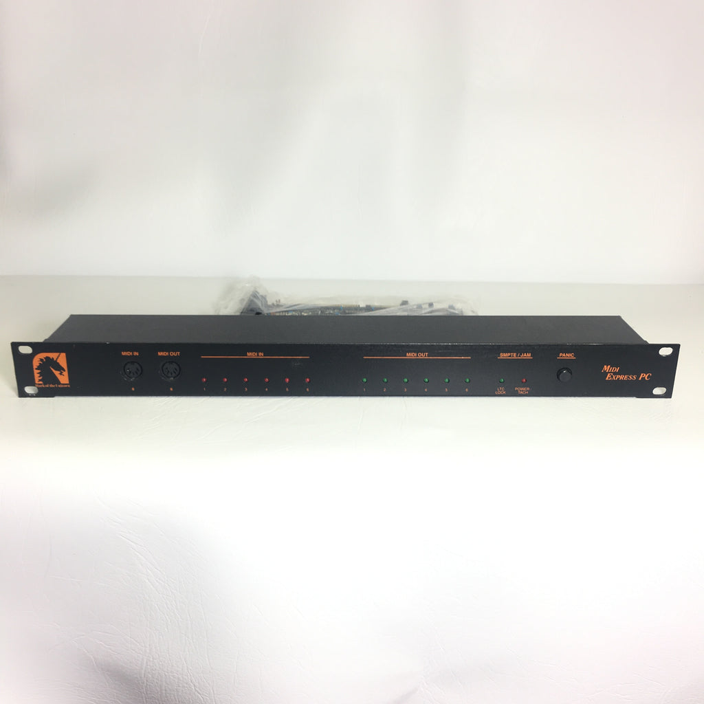 Motu Midi express front of unit