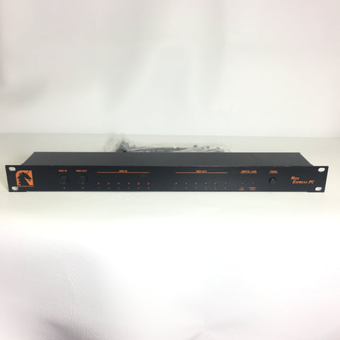 Motu Midi express front of unit