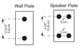 Quiklok QL30E Speaker Wall Mounts