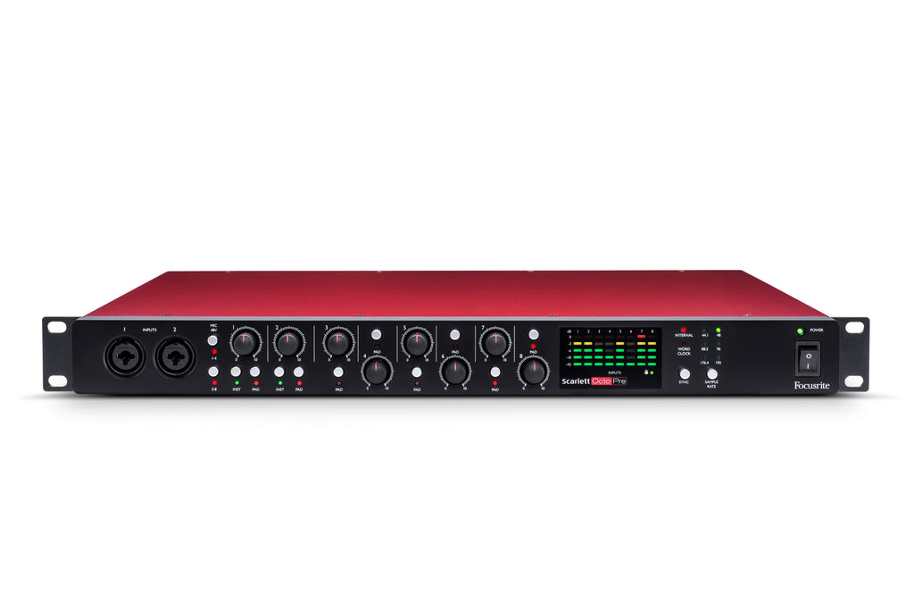 Focusrite Scarlett OctoPre 8-Channel Mic Preamp w/ ADAT