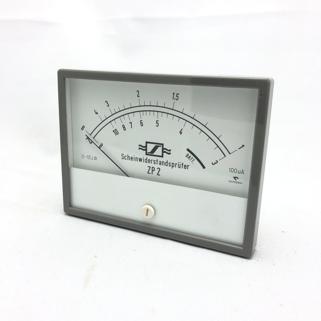 Sennheiser Scheinwiderstandsprufer ZP2 Meter on White background