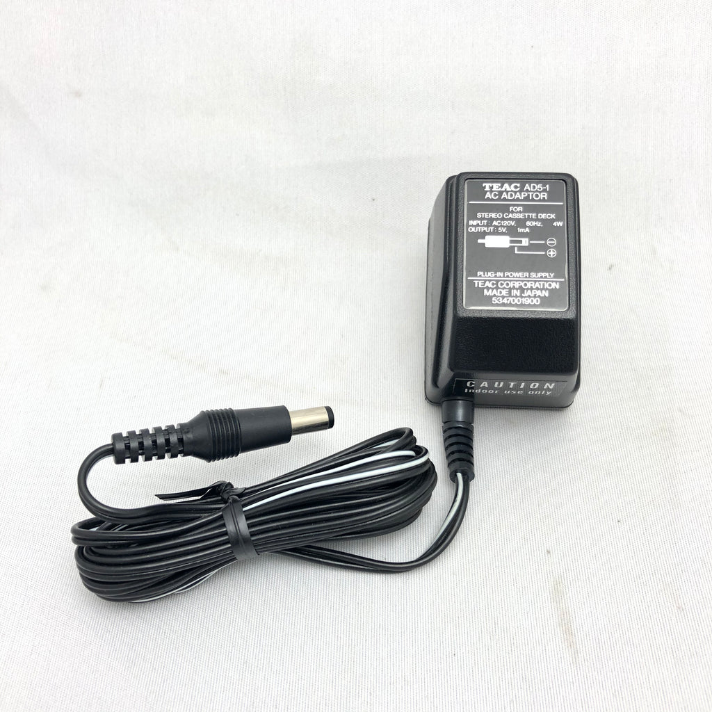 Black Teac AD5-1 Adaptor On a White Background