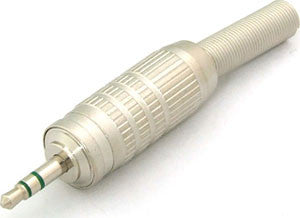 Stereo TRS Mini-Phone Plug with Strain Relief - F-12