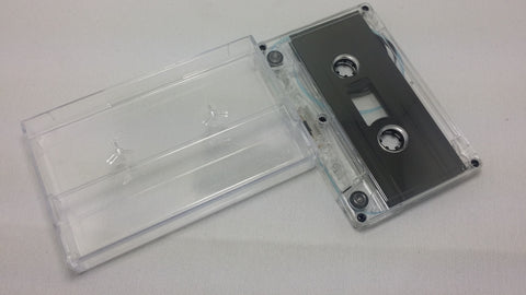 Blank 10 min High Bias Chrome Cassette with Case - C-10