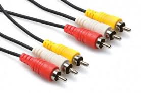 Hosa VRA-300.5 Composite AV Cable, RCA to RCA, 0.5 m