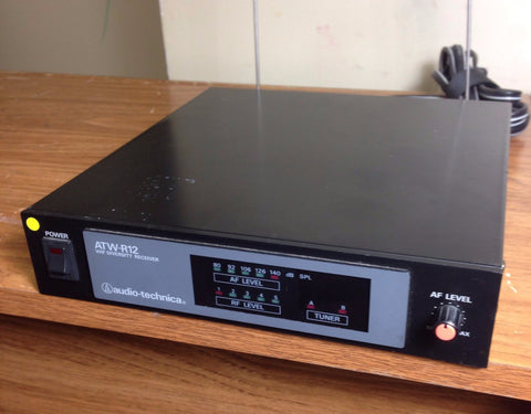Audio-Technica ATW-R12 VHF Diversity Receiver with Antennas