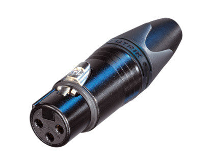 NC3FXX-B Female XLR 3 pole