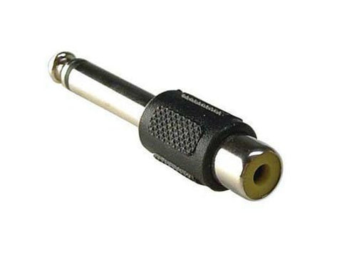 1/4" RCA female to 1/4 inch mono male adapter