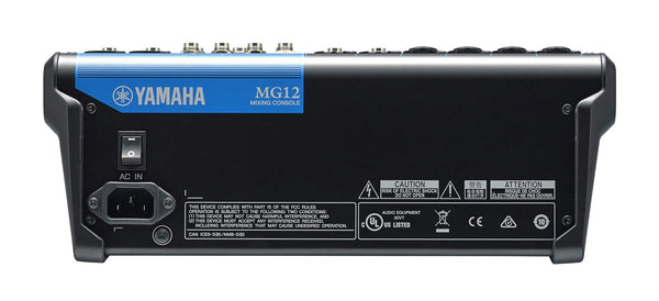 Yamaha MG12 12-input, 4-bus mixer – Teletechproaudio