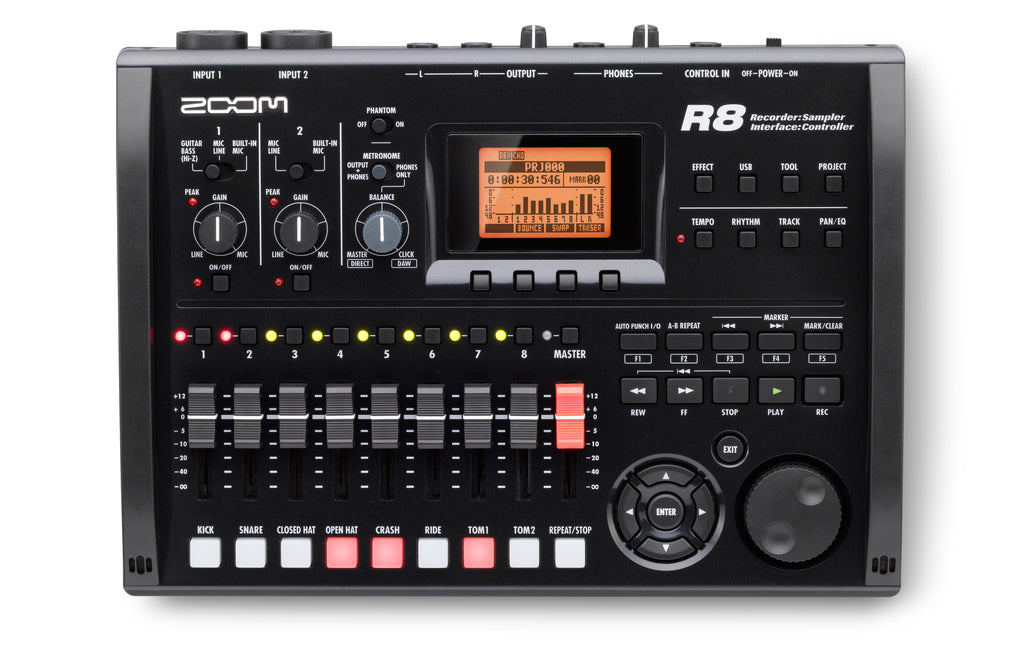 Zoom R8 8-Track Digital Recorder/Interface/Controller/Sampler