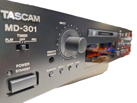 Tascam MD-301 Mini disk recorder/ player – Teletechproaudio Tascam MD-301 Mini disk recorder/ player – Teletechproaudio