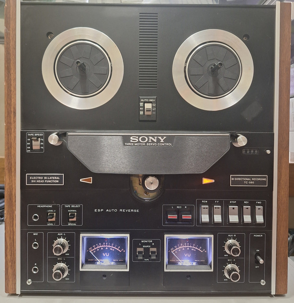 Sony TC-580 1/4", 4 track Reel to reel recorders