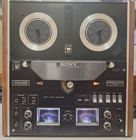 Sony TC-580 1/4", 4 track Reel to reel recorders