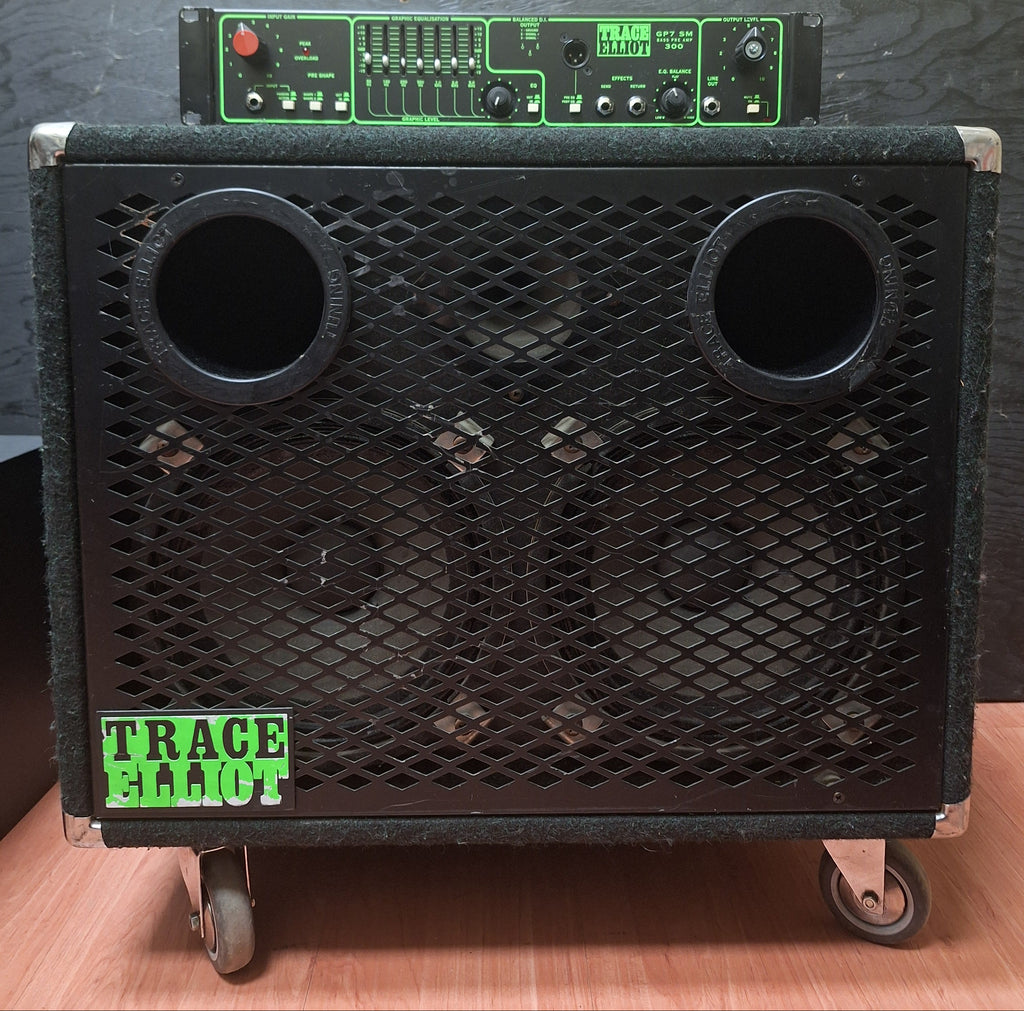 Trace Elliot GP7 SM Bass Pre Amp 300 and 2103H Bass Guitar Speaker Cabinet