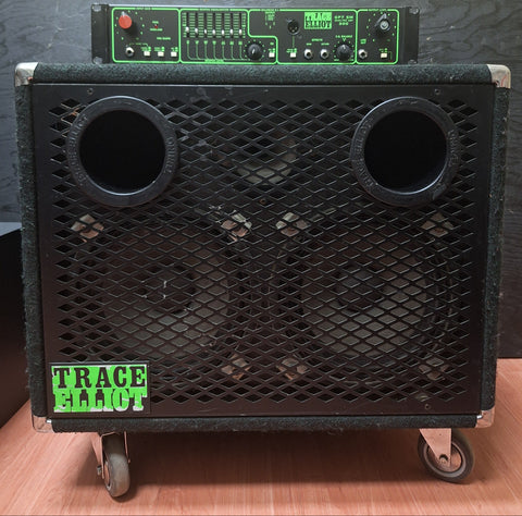Trace Elliot GP7 SM Bass Pre Amp 300 and 2103H Bass Guitar Speaker Cabinet