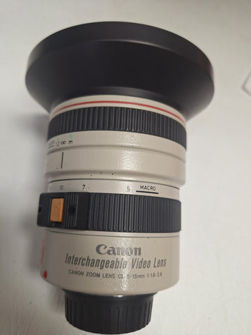 Canon interchangeable video lens CL 5-15mm 1:16-2.6 Zoom Lens