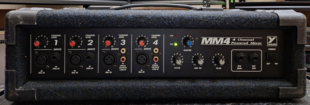 Yorkville MM4 4 Channel Powered  Mixer