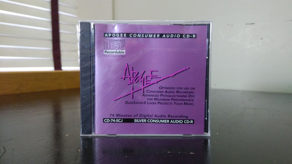 Apogee CD-74-SCJ Silver consumer Audio CD-R