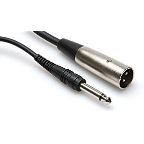 Hosa PXM-103 Unbalanced Interconnect 1/4-Inch TS to XLR3M - 3 ft