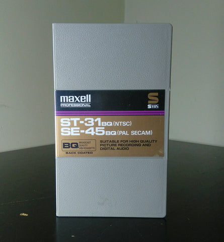 Maxell ST-31 SE-45 BQ VHS TAPE