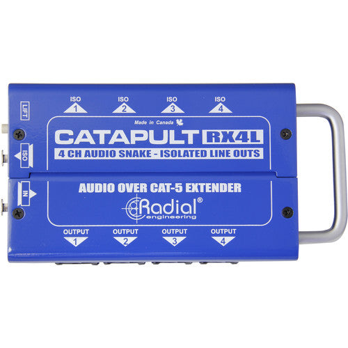 Radial Catapult RX4L 4-Channel Cat-5 Line-Level Audio Snake (Receiver)