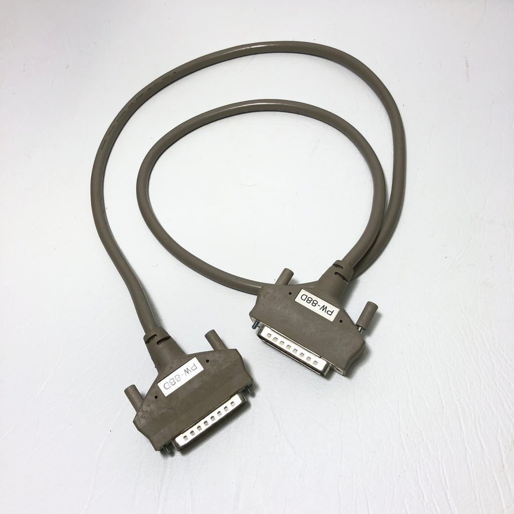 brown Tascam PW-88D Cable on a white background