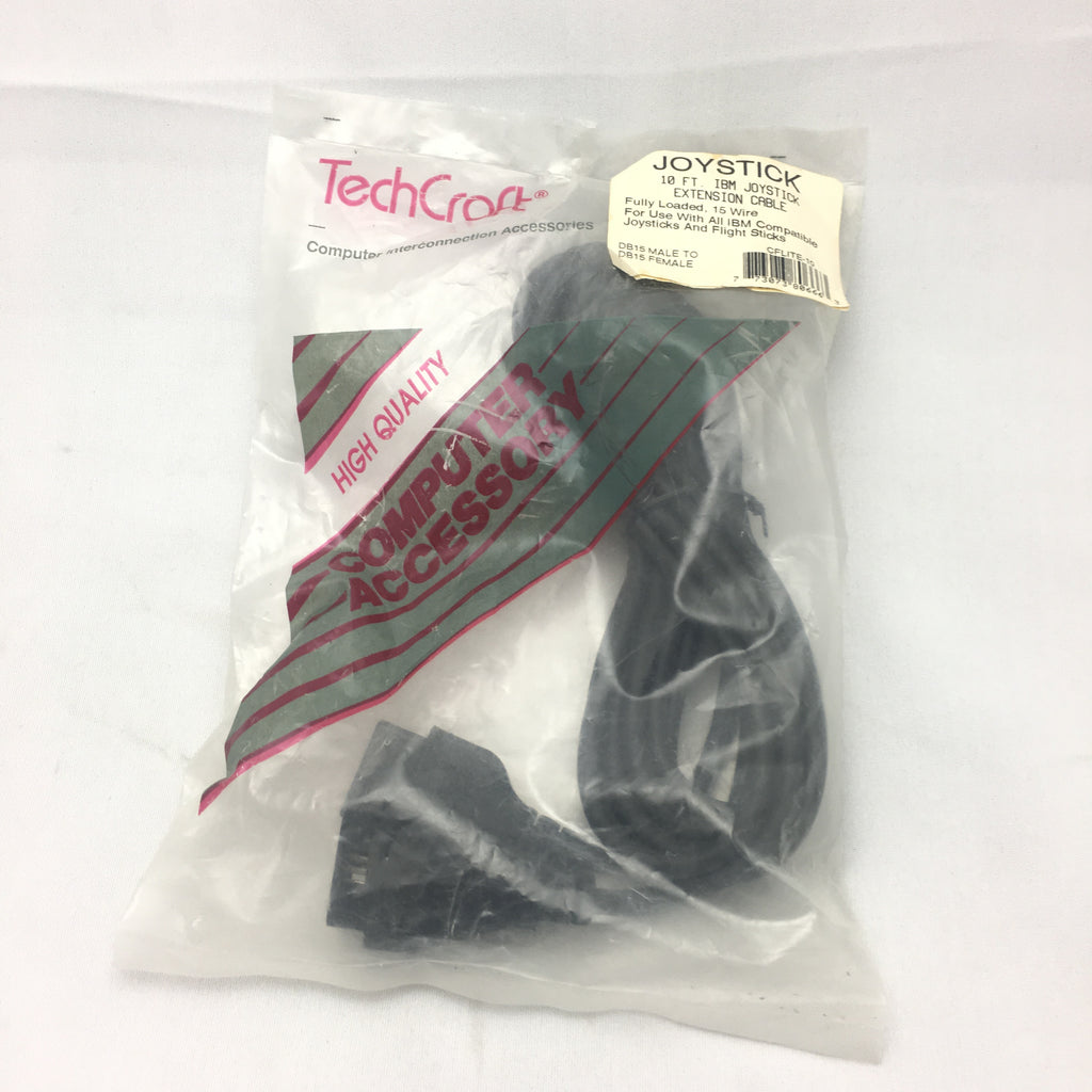 Techcraft IBM Joystick extension cable 10ft DB15 Male to DB15 Female