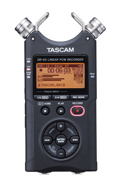 Tascam DR-40X Digital Audio Recorder and USB Interface
