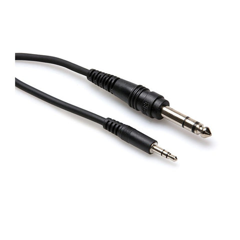 Hosa CMS-110 3.5mm TRS to 1/4inch TRS stereo interconnect cable