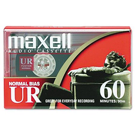 Maxell Audio Cassette Normal Bias UR 60 Min